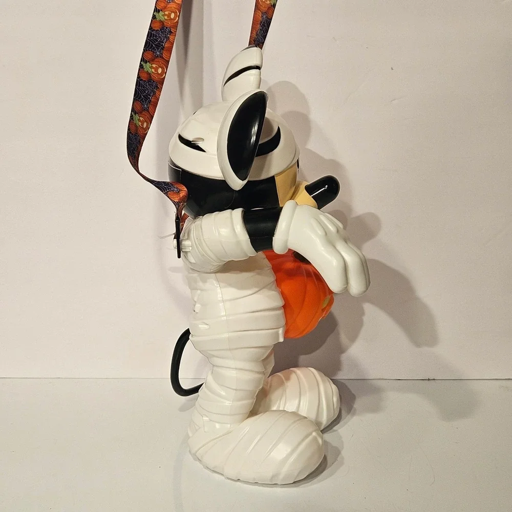 Disney Popcorn Bucket Mickey Mouse Mummy White Halloween Pumpkin Lanyard 2023